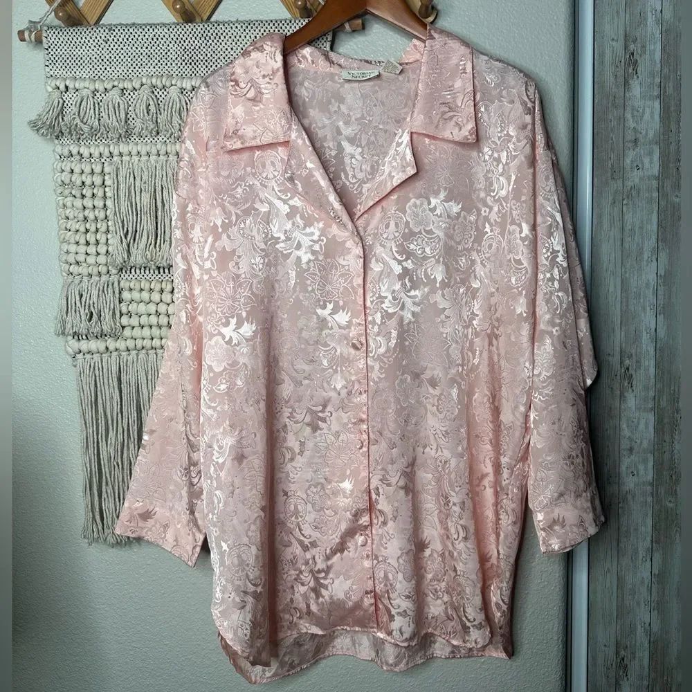Victorias Secret Vintage Silky Sleep Shirt